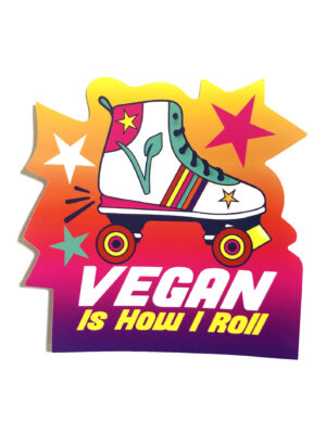 This is How I roll - Vegan Vinyl sticker by Viva La Vegan