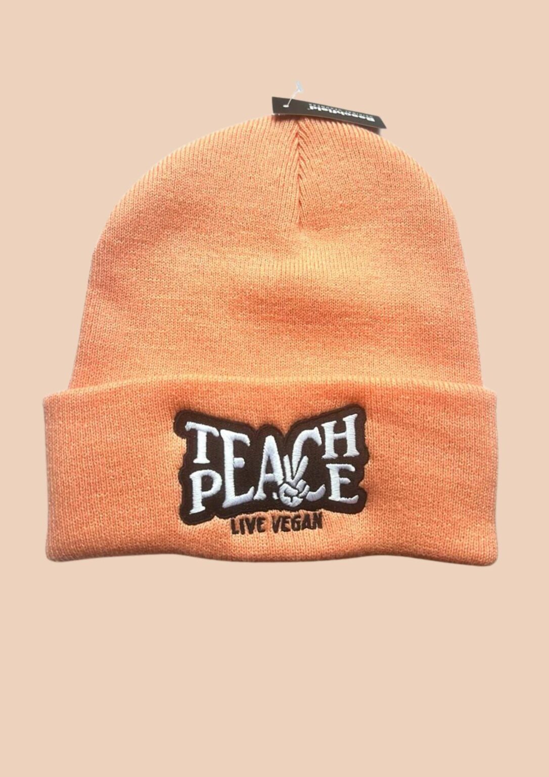 teach-peace-blush-beanie-