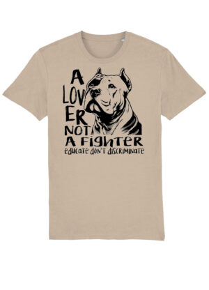 Unisex Tshirt: Lover Not A fights Head