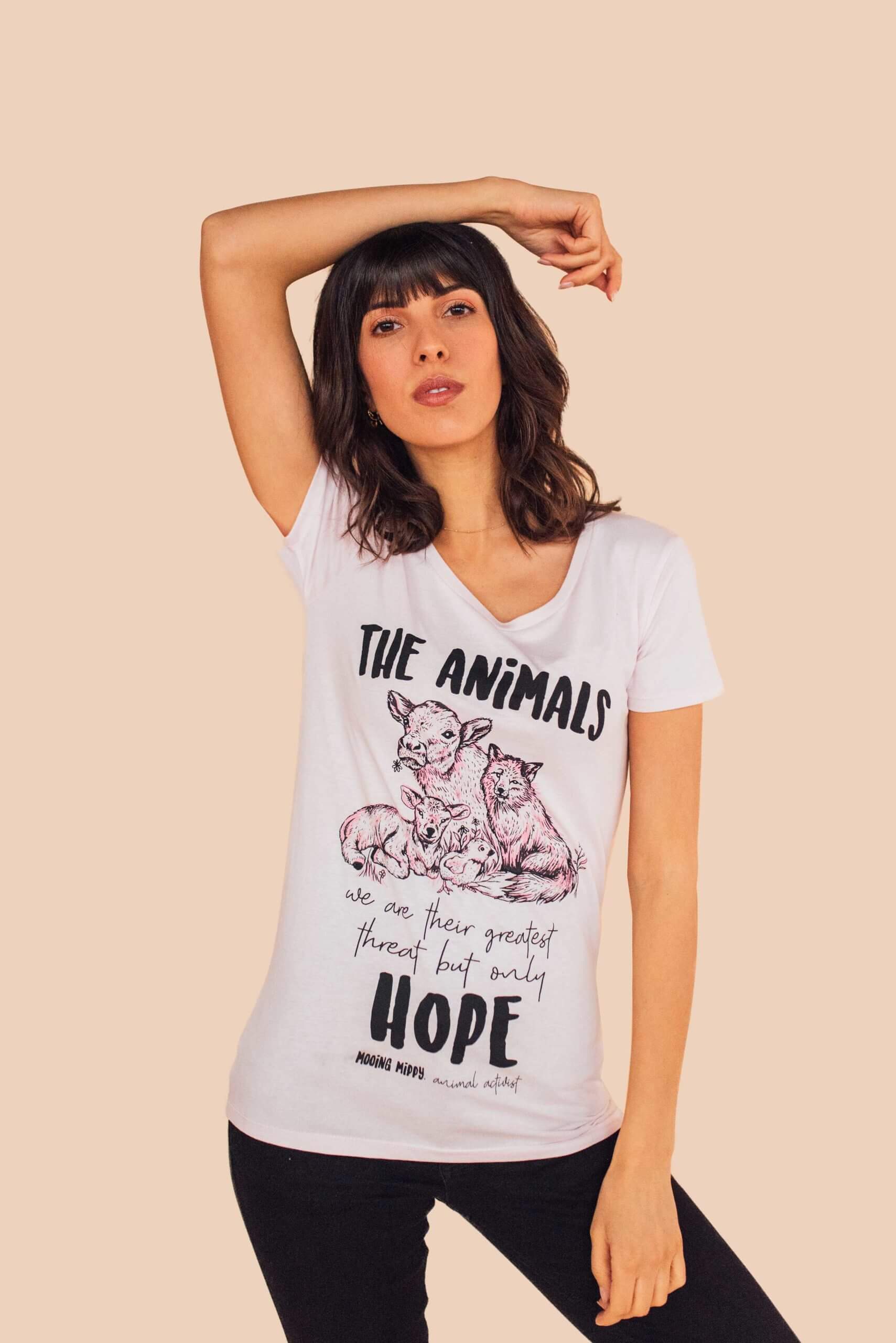 animals only hope t shirt