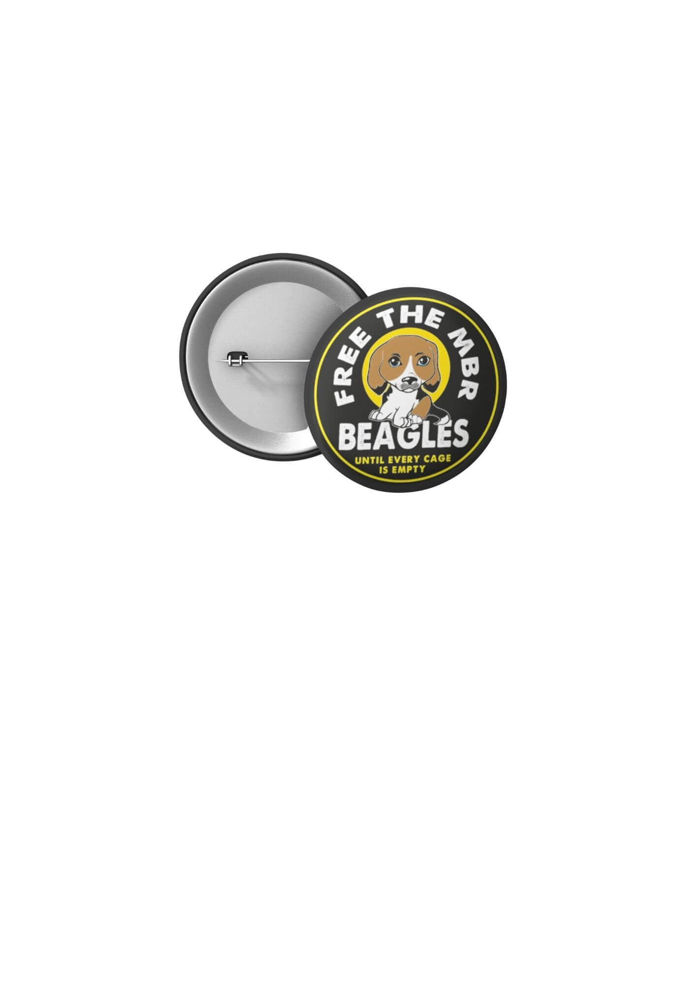 Free The MBR Beagles 32mm Badge Puppy design