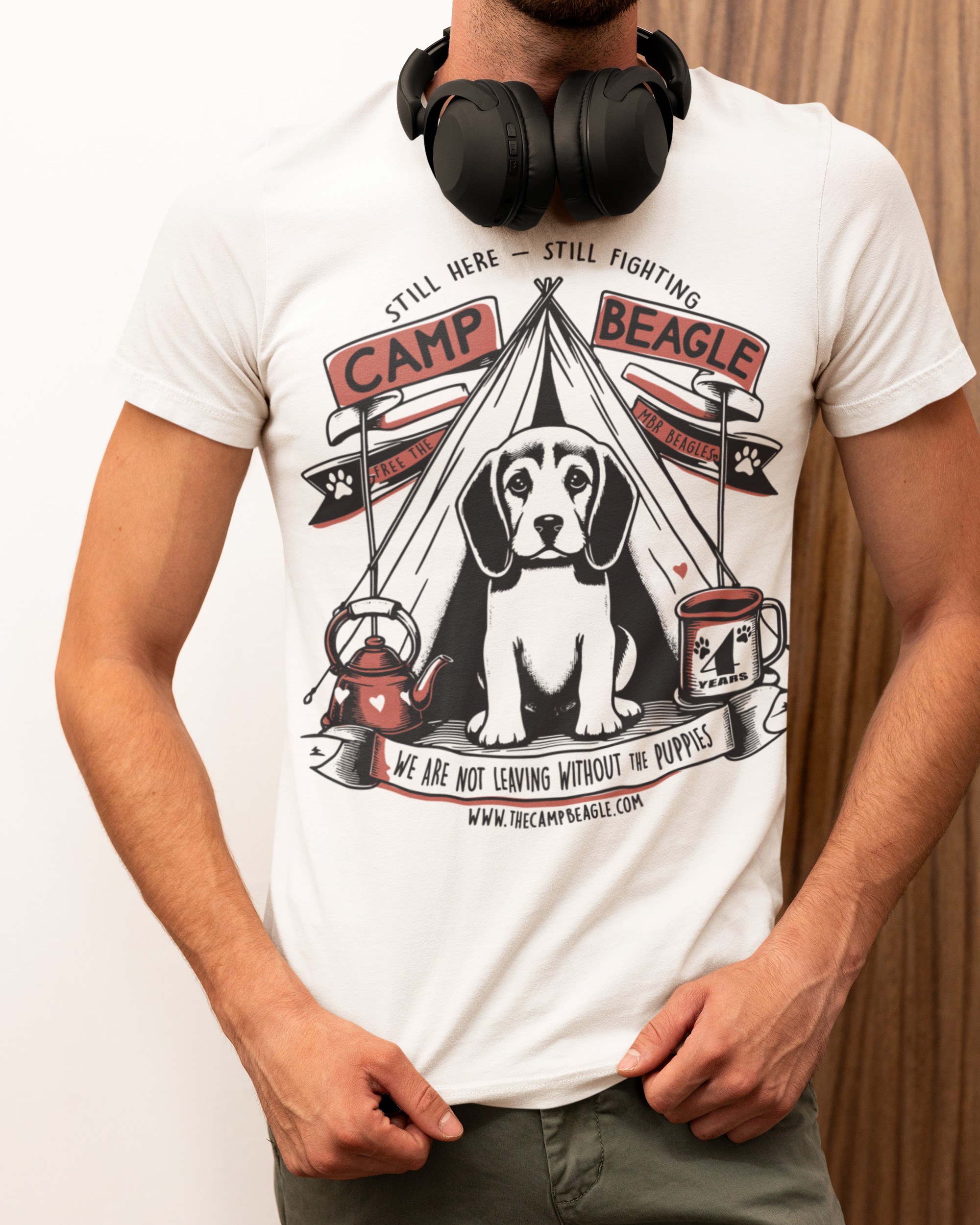 4th yr anniversary tshirt Mock up
